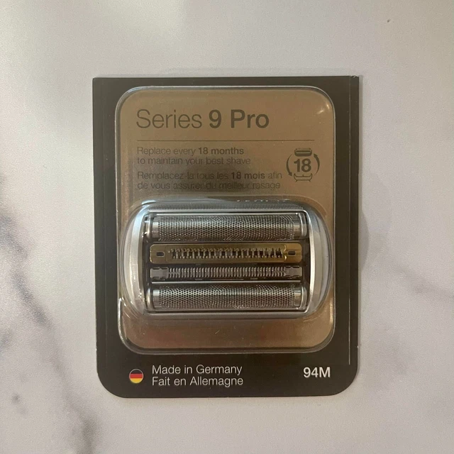 BRAUN REPLACEMENT SHAVER Head 94M Pro Compatible w Braun Series 9 & Pro