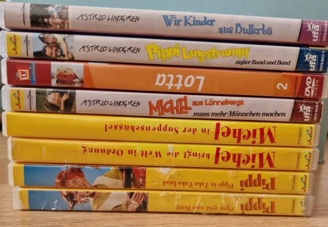 DVDs, Astrid Lindgren Filme, Pippi Langstrumpf, Michel, Wir Kinder aus Bullerbüh