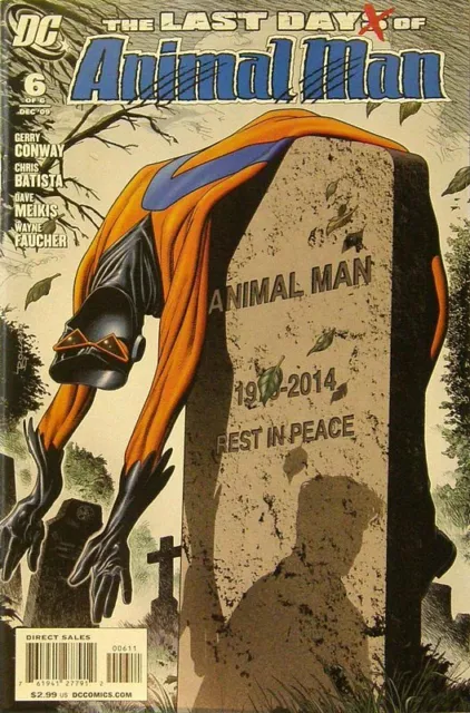 Last Days Of Animal Man (2009 Ltd ) #6 Très Fin ( Vfn ) Dc Comics Âge Moderne