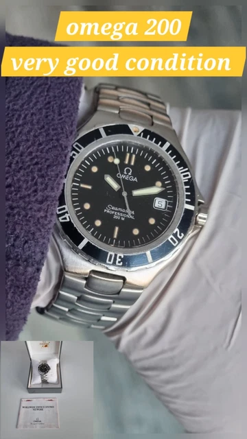 OMEGA SEAMASTER PROFESSIONAL 200m Men's Dive Watch 36mm Pre Bond Very ...