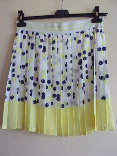 Réf.54  JUPE plissée doublée NAF NAF  T 44 ( Taille élastique ) NEUF ETIQUETTE