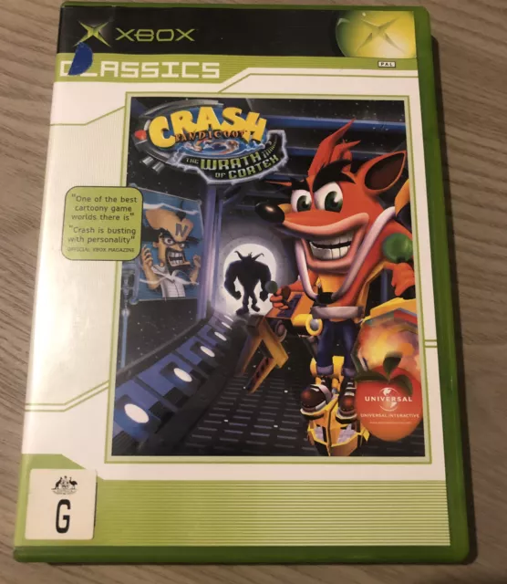 Xbox Classics Game Crash Bandicoot The Wrath of Cortex