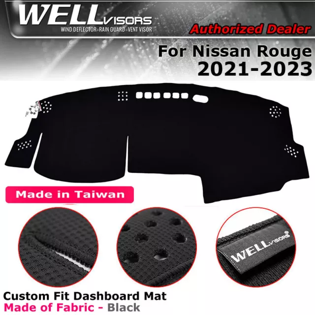 Armaturenbrett Matte Abdeckung Schwarz Für Nissan 2021-2023 Rogue WellVisors