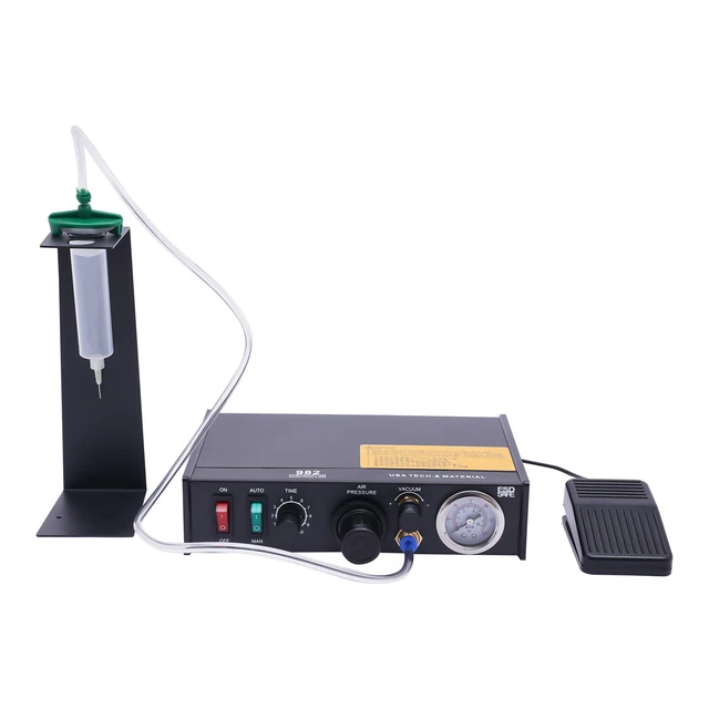 982 Glue Dispenser Automatic/ Manual Solder Dispensing Controller Safe 20W 110V