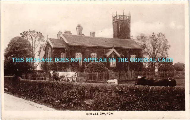 St Catherines Church Birtles Over Alderly Cheshire RPPC Postcard(ref 256-23)
