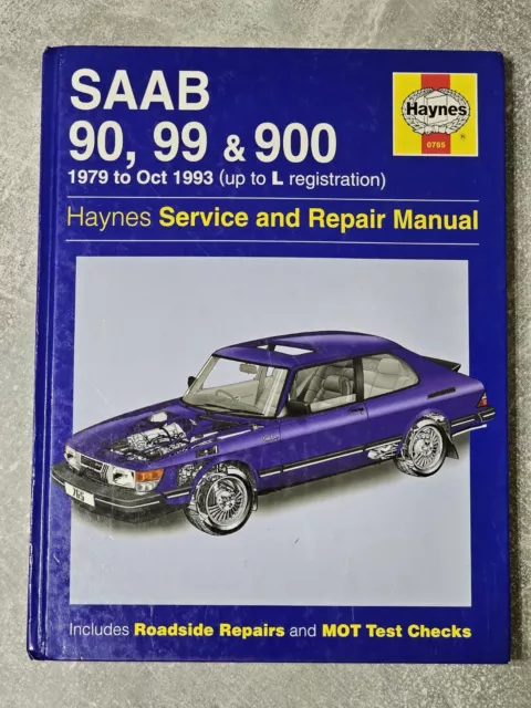 Repair Manual Saab 90/99/900 Incl. Turbo, Year of Manufacture 1979 - 1993