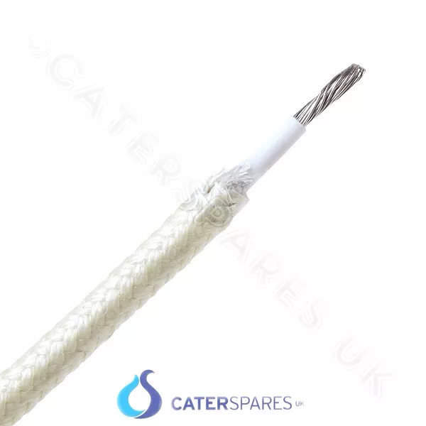 Heat Resistant 250℃ Fibreglass Wire 0.3mm²-6mm² Appliance Cable High Temp  Spares
