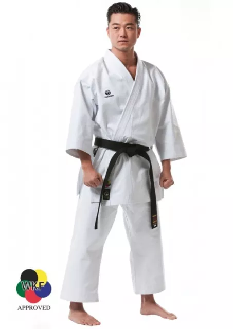 Tokaido KARATEANZUG, TOKAIDO KATA MASTER, WKF, 12 OZ., WEIß. Karate. Gi. Cotton