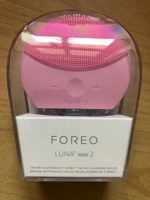 FOREO Luna Mini 2 * Elektrische Gesichtsbürste * Pearl Pink * Neu und ungeöffnet