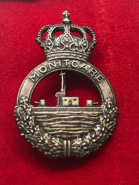 Romania Naval Medal ww2 MONITOARE - Extremely Rare! Antonescu Medal