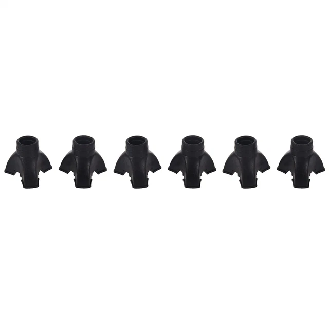 6X Gehstockendstativ Cane Tip Selbstständiges Gummi Rutschfestes Ende Unten X8L3