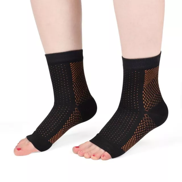 Beste PLANTARFASZIITIS Fußfüße Schmerzlinderung Kompression Ärmel Ferse Knöchelsocken 2