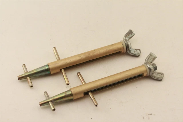 2 Used Clamptite CLT05 4 3/4" Aluminum Tool With Wingnut Wire Clamp Maker