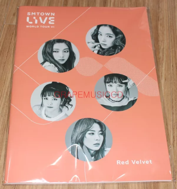 SMTOWN LIVE WORLD TOUR VI in SEOUL OFFICIAL GOODS RED VELVET NOTE NEW