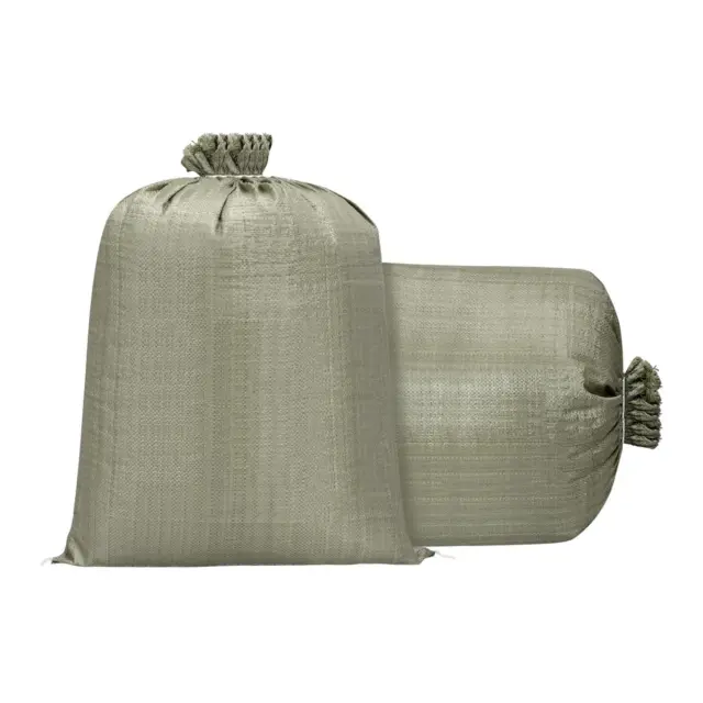 Sand Bags Empty Grey Woven Polypropylene 55.1 Inch x 47.2 Inch Pack of 10