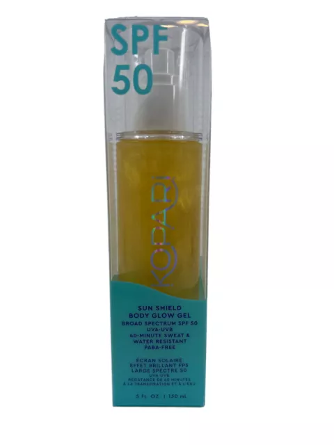 Kopari Body Glow Gel Sun Shield SPF 50 5oz 150mL Factory Sealed Free Shipping