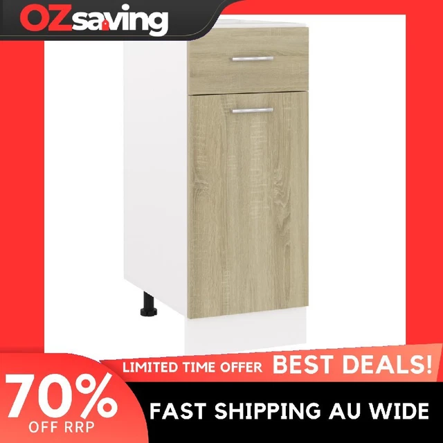 Drawer Bottom Cabinet Sonoma Oak 30x46x81.5 cm Engineered Wood