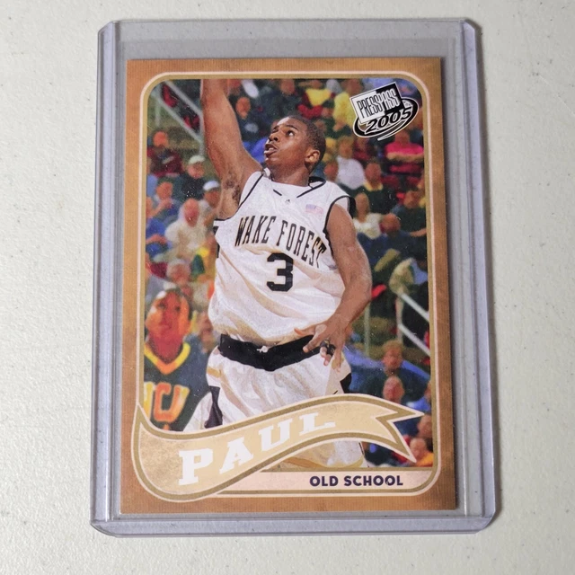 2005 Press Pass Old School - Chris Paul Rookie Card #25 - Wake Forest - Rare