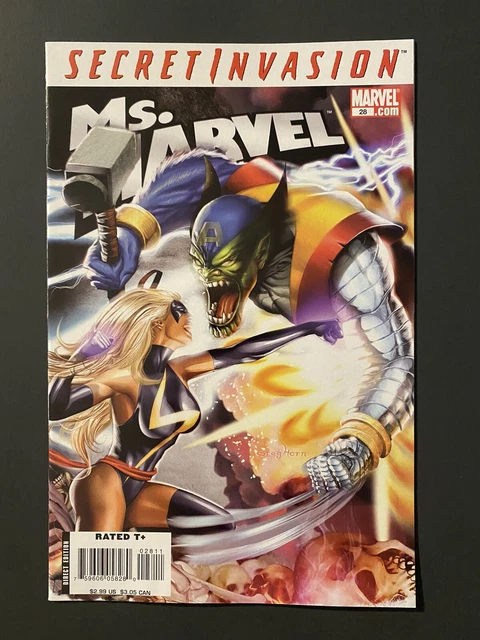 Ms. Marvel #28 2008 VF/NM 2nd Series Secret Invasion Marvel Comic