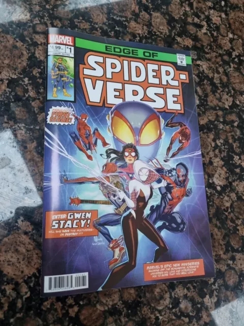 Edge Of Spiderverse #1 Comic (Nm) Rare Peter Woods Star Wars Variant