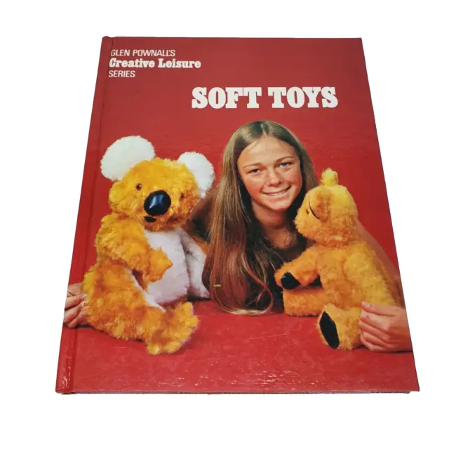 Soft Toys Glen Pownall's Creative Leisure Series Vintage Hardcover 1974 - Craft