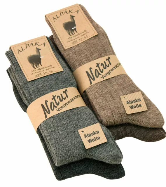 Alpaca & Merino Cashmere Wool - Thin Knitted Bed House Socks super soft & warm