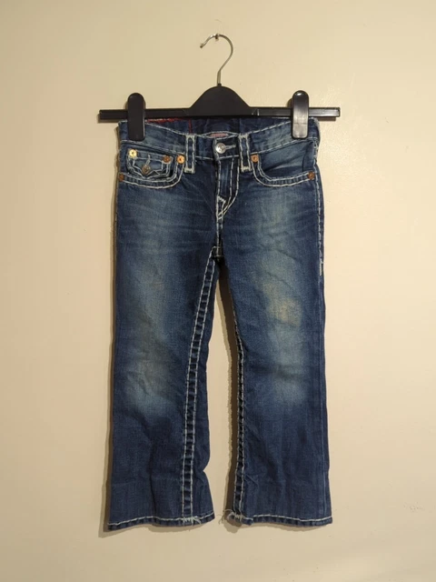 Jeans per bambini True Religion vita 22 pollici gamba 16 pollici