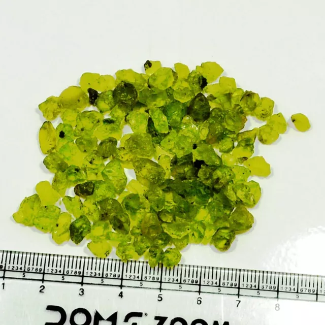 Fabulous Green Peridot Raw 65Ct Lot Size 6-10 MM Green Peridot Rough Jewelry