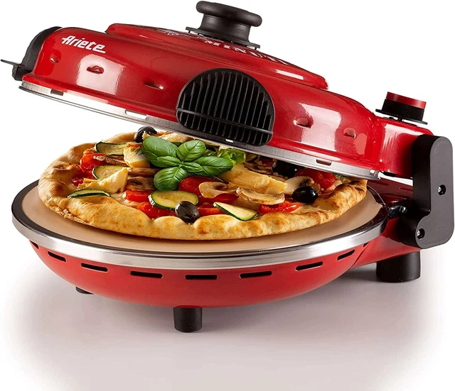 Ariete 919 Pizza Au 4 Minutes Four pour Pizza 400 Degrés Pierre Réfractaire 4