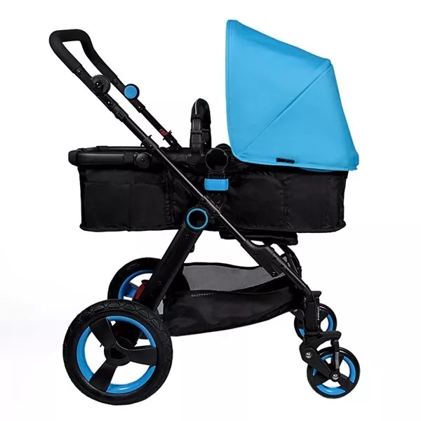 Boombay Evo. 2 en 1 - Sillita de paseo+capazo. Carrito Boombay Blue color azul