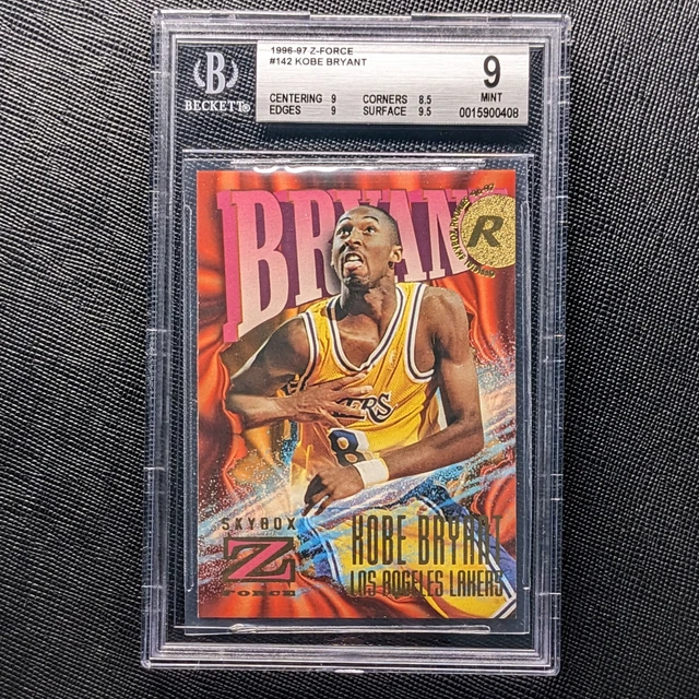1996-97 SKYBOX Z-FORCE #14 Kobe Bryant RC Rookie BGS 9 NM $179.00 