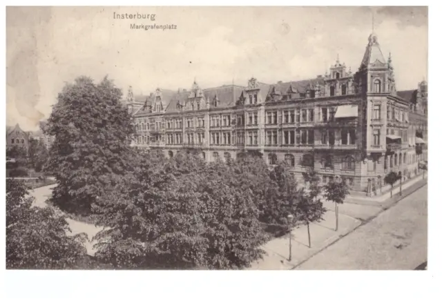 AK INSTERBURG in Ostpreussen 1915 Markgrafenplatz