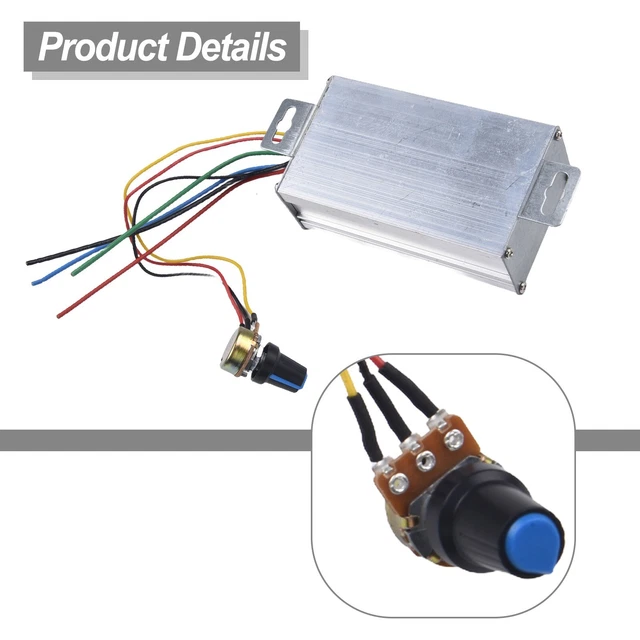 Regolatore Velocit Motore DC Spazzola 24V 350W Per Biciclette - Foto 8