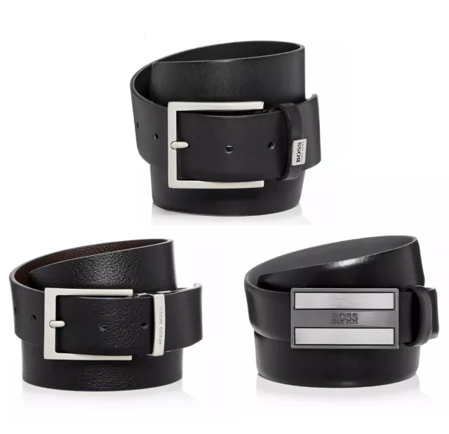 Hugo Boss Men's Leather Belts-Assorted Styles 100% Authentic