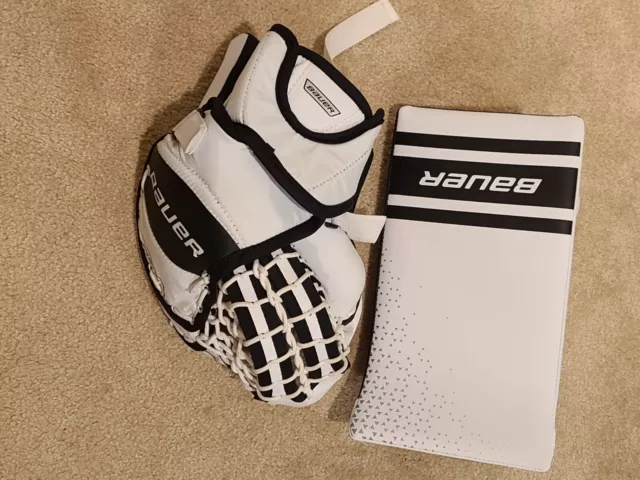Bauer GSX Hockey Goalie Glove and Blocker - Youth FRT Full Right Bauer GSX Hockey Goalie Glove and Blocker - Youth FRT Full Right