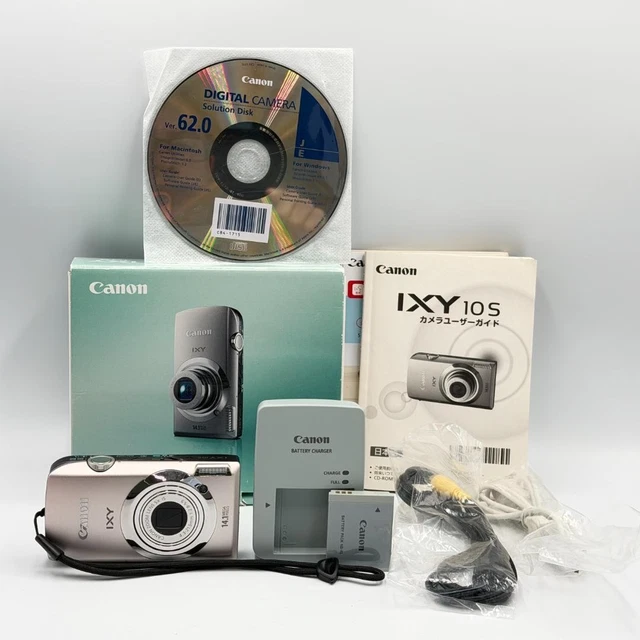 CANON IXY 10S Silver Compact Digital Camera Tested Working Seller
