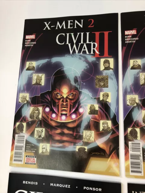 Civil War II 9, 11, 13, 14 Ultimates Spider Woman Iron Man The New Avengers NM 2