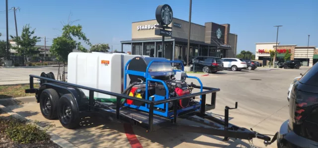 Detrailers Dbp8 Dual Line Hot Water Pressure Wash - Soft Wash Trailer - New