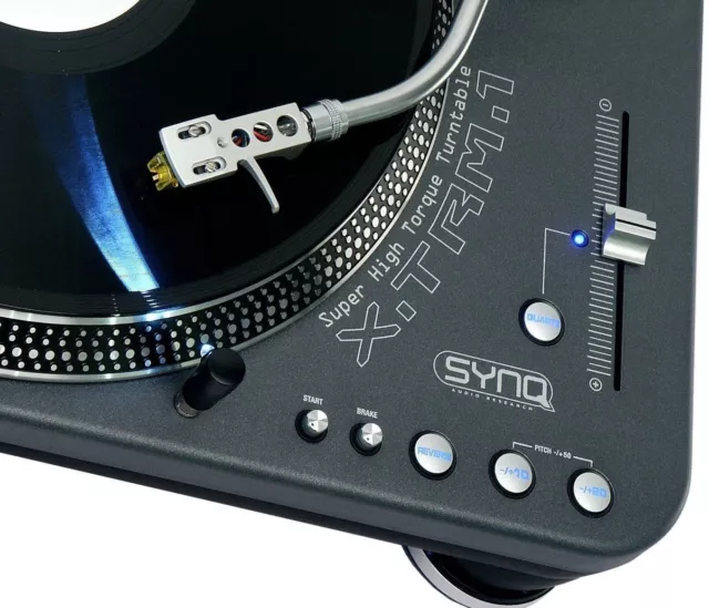 SYNQ X-TRM-1 Profi Turntable DJ Schallplattenspieler XTRM 1 Vinyl direct drive