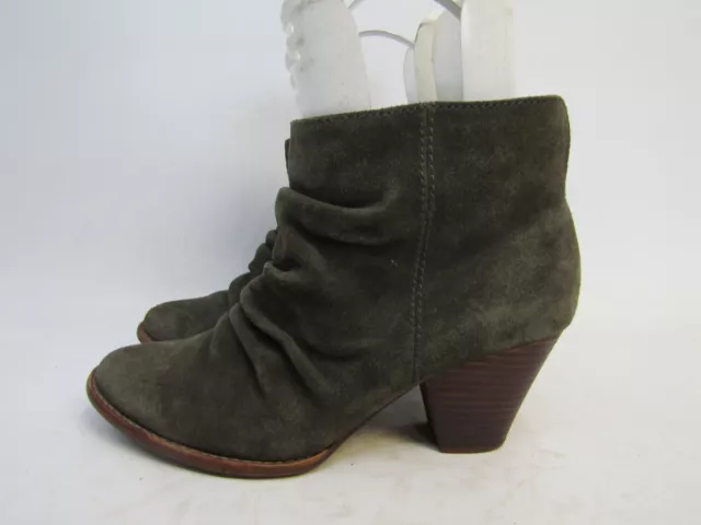 Splendid Womens Size 8.5 M Gray Suede Slouch Ankle Fashion Boots Bootie