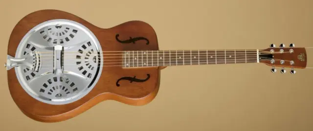 Dobro Hound Dog Resonator, Round Neck