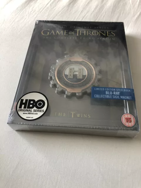 Game Of Thrones - Complete Third Season Limited Edition Steelbook (Blu-ray) NEW!