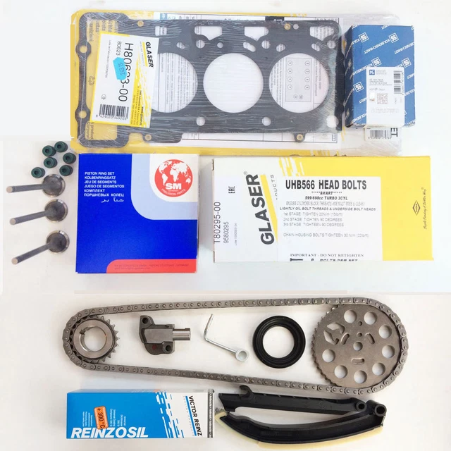 SMART CAR ENGINE Rebuild Kit with Full T Chain kit for 450 Fortwo 0.6L