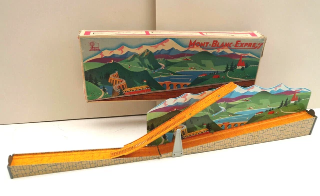 Jouet Vintage Mont Blanc Caravelle Années 60 - Boîte D'Origine, Dimensions 40x45 Cm