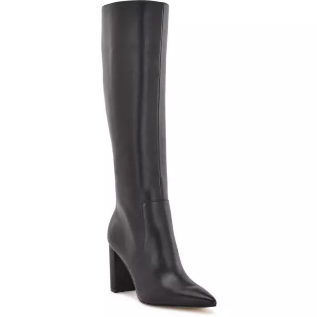 Nine West Womens Danee Black Knee-High Boots Shoes 7.5 Medium (B,M) BHFO 7508