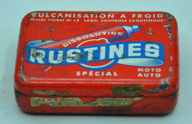 Boîte De Rustine Vintage – Garage Vélo Ancien (France)