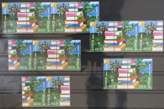 Zypern 1181 und 1182 A postfrisch Zusammendrucke aus M-Heft / CEPT #GG571