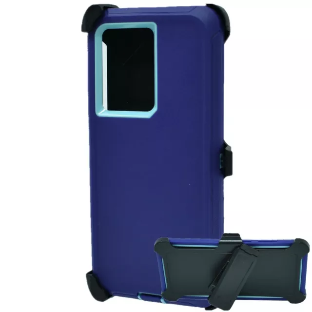 For Samsung Galaxy S20/S20+Ultra 5G Heavy Duty Defender Case Cover w/Belt Clip