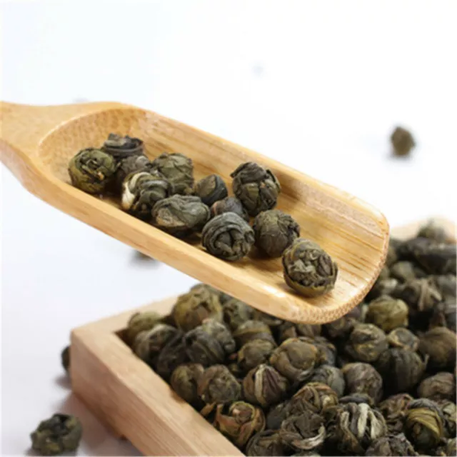 Chinese Health Jasmine Dragon Pearl Organic NEW100% Grüner Tee Premium KingGrade 3