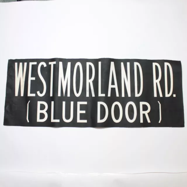Westmorland Rd Bus Jalousie Ziel Vintage 1970er Siebdruck Leinen South Ea